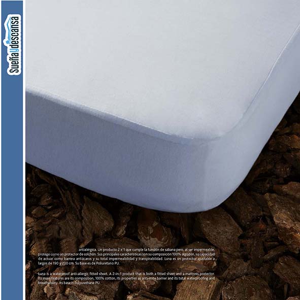 Protector De Colchón 150x190/200 Impermeable Transpirable con